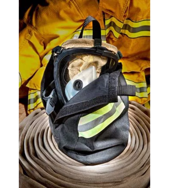 Air Mask SCBA Bag Fleece Lined Blue