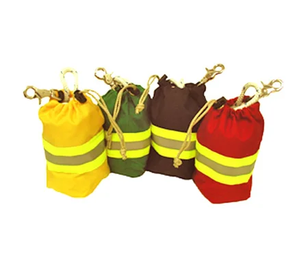 Round Rope Bag Holds 50′ of 8 mm Rope Yellow