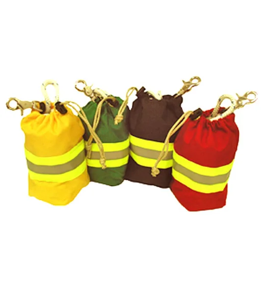 Round Rope Bag Holds 50′ of 8 mm Rope Yellow