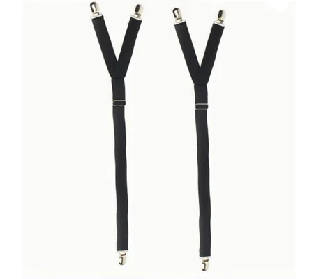 Shirt Garter Stay Set of 2 Black Y Style