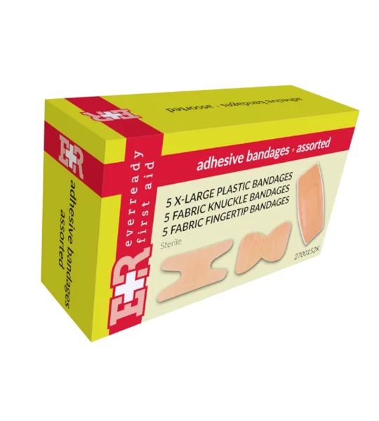 Kit Box Refill Assorted Fabric Adhesive Bandage