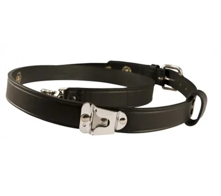 Leather Firemans Radio Strap with Motorola Clip