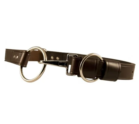 Traditional Firefighter's Ladder Truckman Leather Belt Brown
