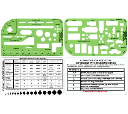 Deluxe Pocket Traffic Template Set