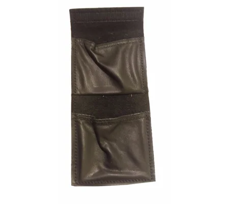 Double Leather Latex Protective EMT EMS Glove Belt Pouch Case