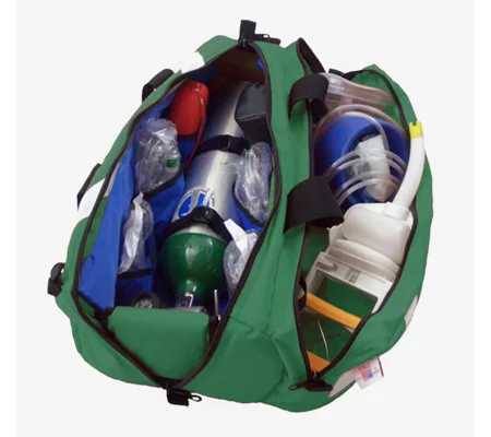 Padded Green Roll Oxygen bag