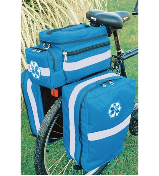 Bicycle Bike Left Side Mount 6 Pocket Pannier System