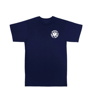 EMT Emergency Medical Technician T Shirt Navy Blue