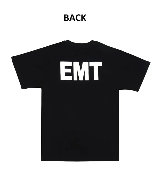 EMT Emergency Medical Technician T Shirt Navy Blue