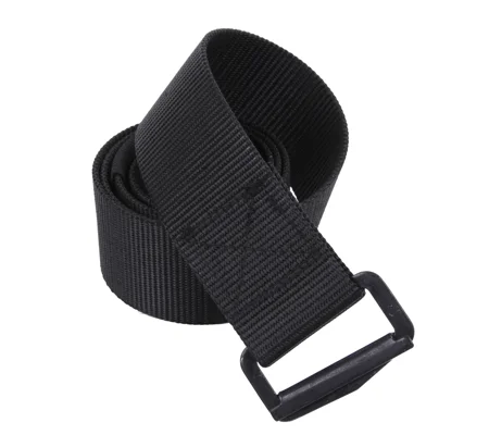Adjustable BDU Riggers Pants Waist Belt 1 3/4 Black