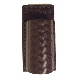 Leather Streamlight Stinger Holder Basket Weave Sheriff Brown
