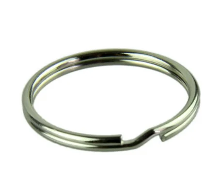 Replacement Keyring Split Ring 1" Nickel