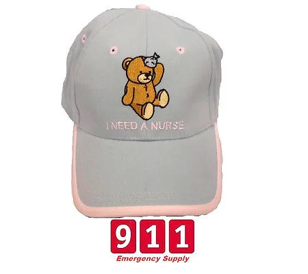 Need a Nurse Ball Cap Light Blue