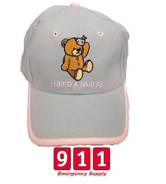 Need a Nurse Ball Cap Light Blue