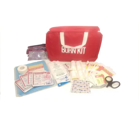 Red Burn Kit Bag Module Insert Stocked 57 Piece