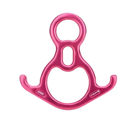 50KN 8 Shape Aluminium Descender Belay Device