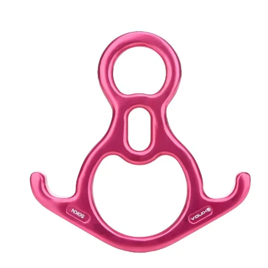 50KN 8 Shape Aluminium Descender Belay Device