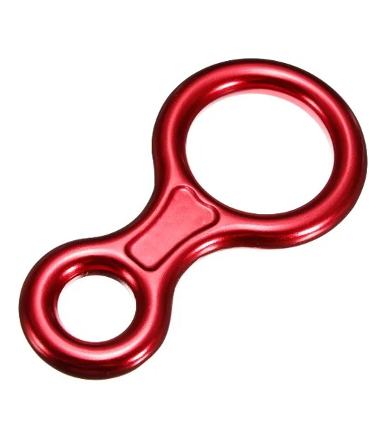 35Kkn Rappel Rock Climbing Gear Belay Descender Figure of 8 Aluminum