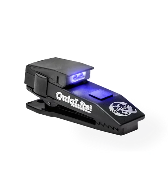 QuiqLitePro Hands Free Pocket Concealable Flashlight White/Blue