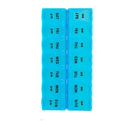 7 Day Weekly Pill Medication Organizer AM & PM