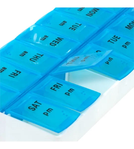 7 Day Weekly Pill Medication Organizer AM & PM