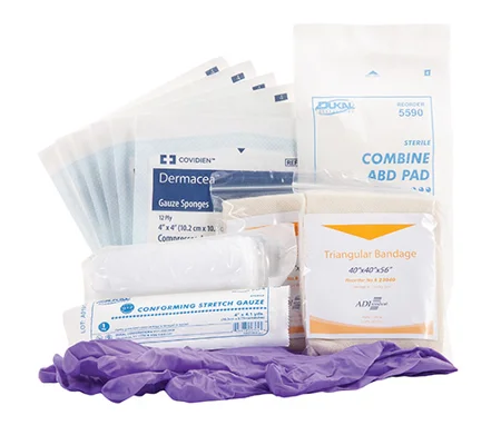 Disaster MCI Patient Self Care Kit Bagged Throw Bag