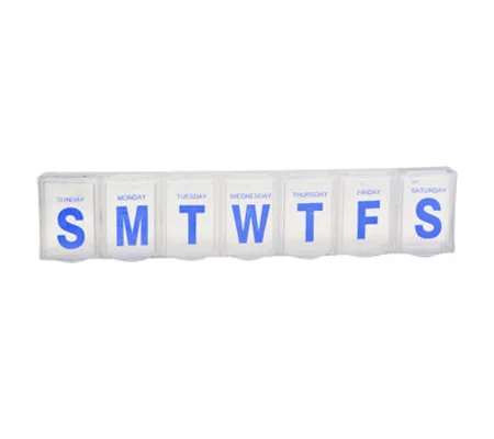 Once a Day 7 Day Week Medication Organizer Pill Case