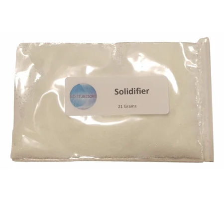 Superabsorbent Fluid Solidifier for Spills