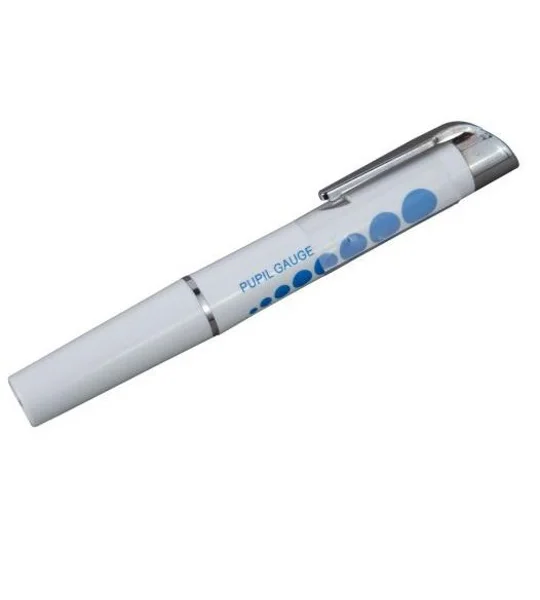 Reusable Penlight with Pupil Gauge