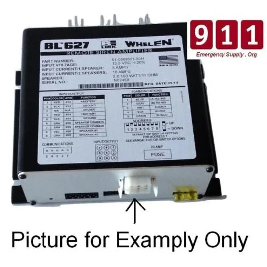 Whelen BL627 Alpha Siren Power Harness Connector Cable Plug 9 Pin
