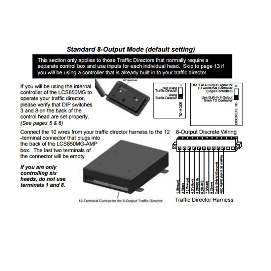 Star Signal Vehicle Products Arrowstick Plug 12 Pin LCS850MG12