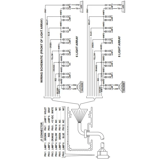 Whelen Power Harness Plug 9 Pin TA837L