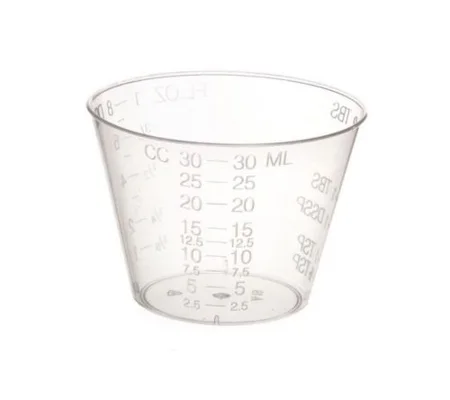 Plastic Graduated Medicine Cups 1 oz Pack of 100