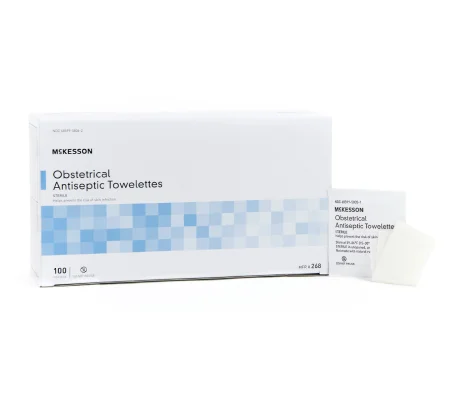 Obstetrical Wipe Individual Packet BZK Pack of 50