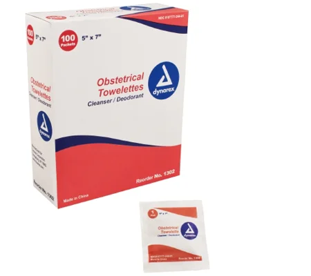 Obstetrical Wipe Individual Packet Pack of 50