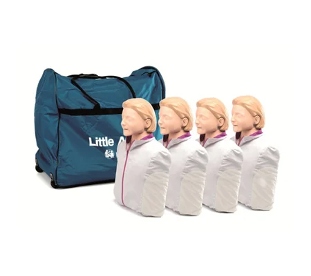 Little Anne CPR Training Manikin, Light Skin, 4 Pack