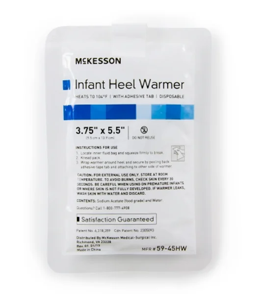 Infant Heel Warmer Instant Chemical Activation Heel