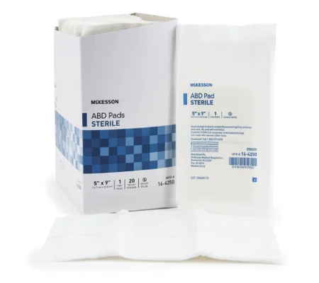 Abdominal Pad Cellulose Non Woven 5 X 9
