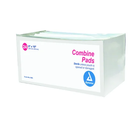 Abdominal Combine Pad Non Woven Fluff 8 X 10