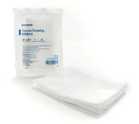 Trauma Dressing Abdominal Pad NonWoven 10 X 30 Major Injury Sterile