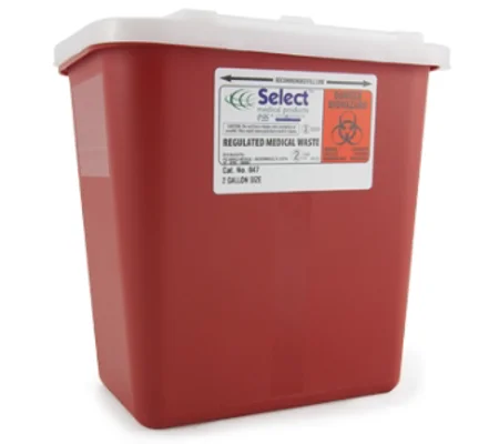 Sharps Container Prevent® 10.25 H X 7 W X 10.5 D Inch 2 Gallon