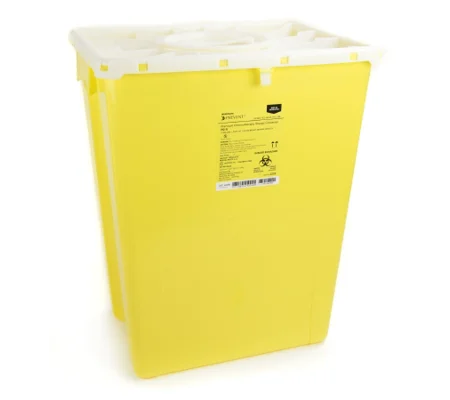 Chemotherapy Sharps Container 20.8H X 17.3W X 13L Inch 12 Gallon
