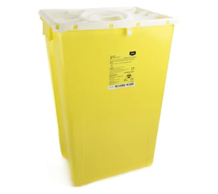 Chemotherapy Sharps Container 24.68H X 17.3W X 13L Inch 18 Gallon