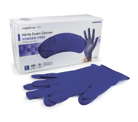 Confiderm™ 3.0 NonSterile Powder Free Nitrile Ambidextrous 250 Pk
