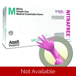 Micro-Touch® NitraFree™ Powder Free Nitrile Ambidextrous Gloves 100 Pk
