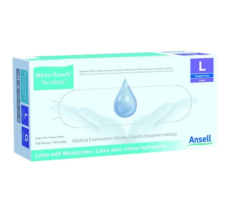 Micro-Touch® NextStep® Latex Ambidextrous Gloves 100 Pk