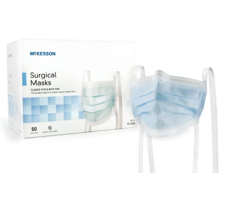 Surgical Mask Pleated Ties pack 50