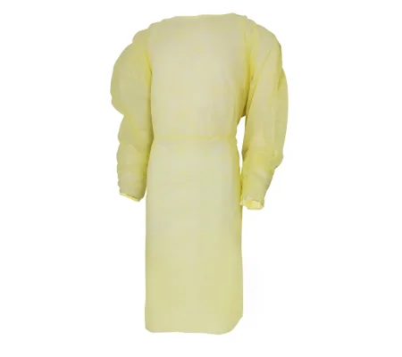 Fluid-Resistant Isolation Gown Elastic Cuff Adult Disposable 10 pack