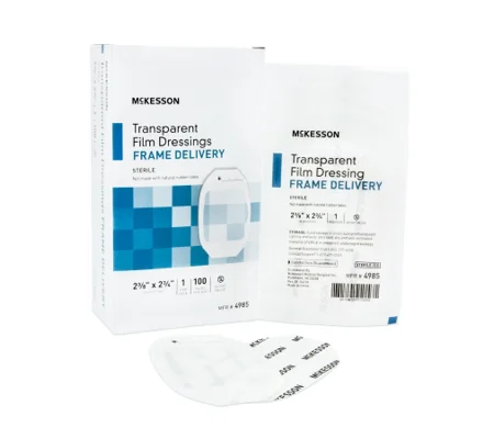 Transparent Film IV Dressing Octagon 2-3/8 X 2-3/4 Inch