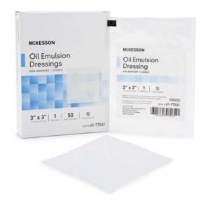 Oil Emulsion Impregnated Dressing White Petrolatum Mineral..